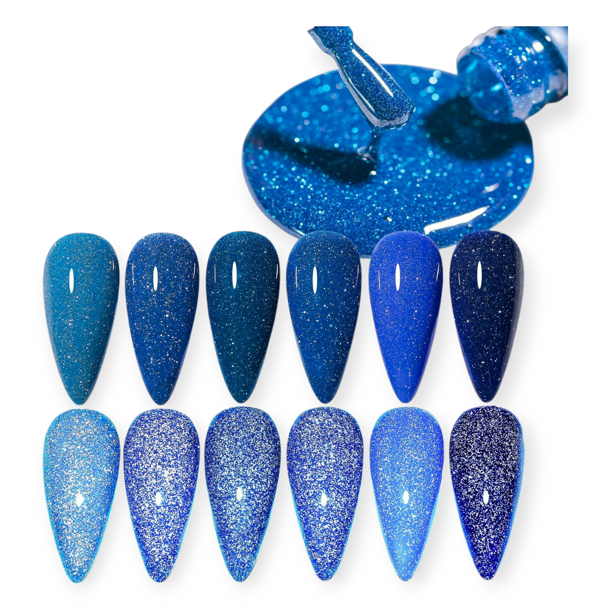 Reflective Blue Mini Collection