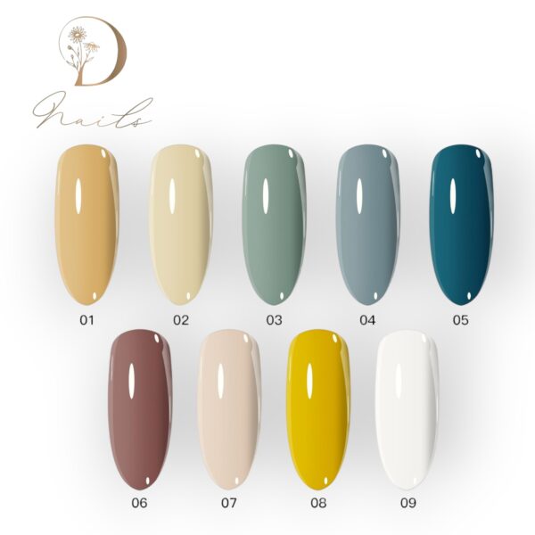 "TPO & HEMA Free fall nail polish bottle professional quality DNails"
