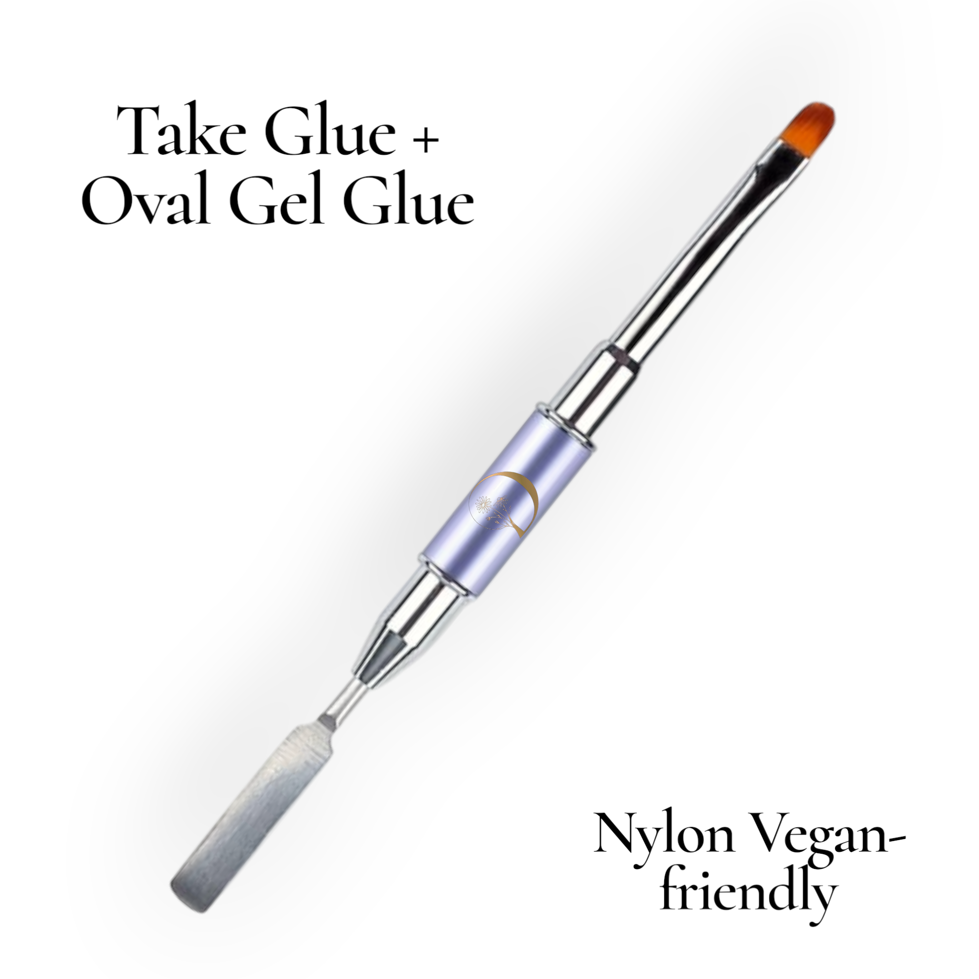 Take Glue + Oval Gel Brush