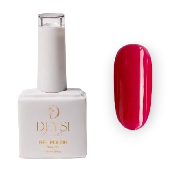 "TPO & HEMA Free red nail polish bottle professional quality DNails"