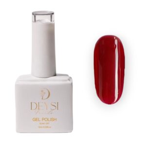 "TPO & HEMA Free dark red nail polish bottle professional quality DNails"
