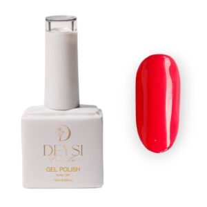 "TPO & HEMA Free red nail polish bottle professional quality DNails"