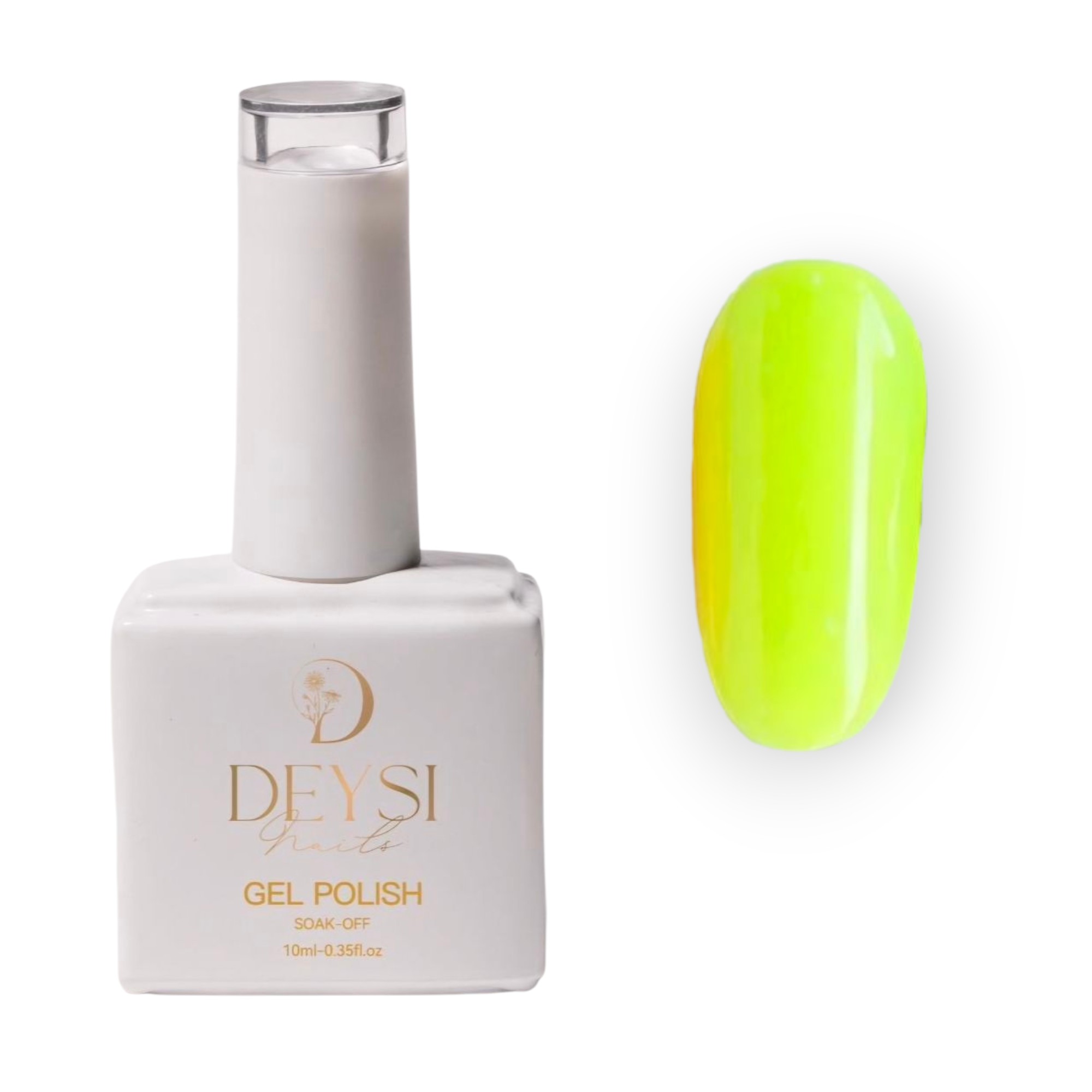 "TPO & HEMA Free yellow nail polish bottle professional quality DNails"