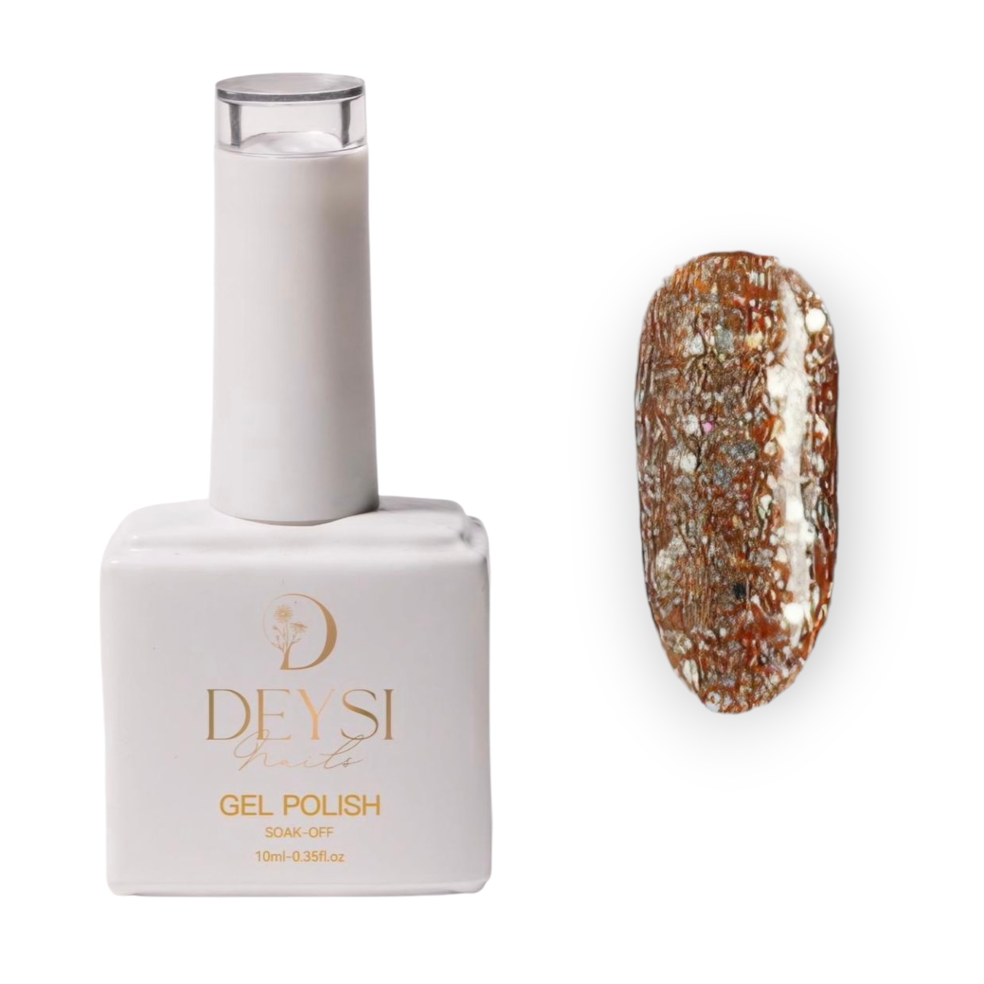 "TPO & HEMA Free glitter nail polish bottle professional quality DNails"