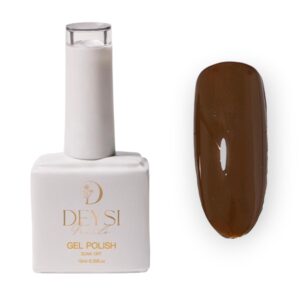 "TPO & HEMA Free dark brown nail polish bottle professional quality DNails"