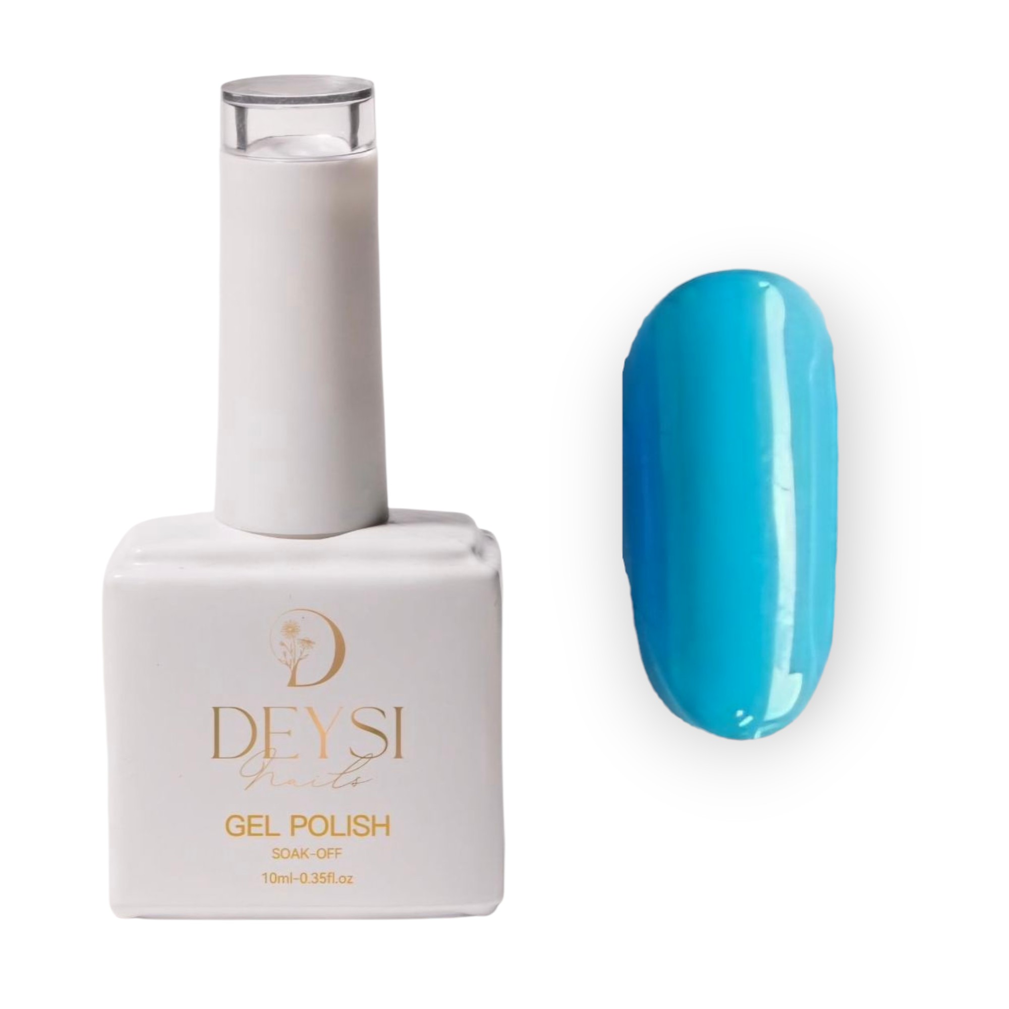 "TPO & HEMA Free blue nail polish bottle professional quality DNails"